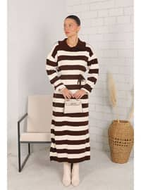 Brown - Modest Dress