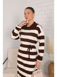 Brown - Modest Dress