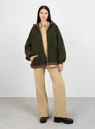 Khaki - Puffer Jackets - Modanisa Mood