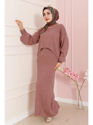 Dusty Rose - Knit Suits - Sevitli