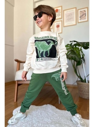 Green - Boys` Suit - Riccotarz