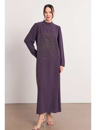 Lilac - Modest Evening Dress - Vavinor