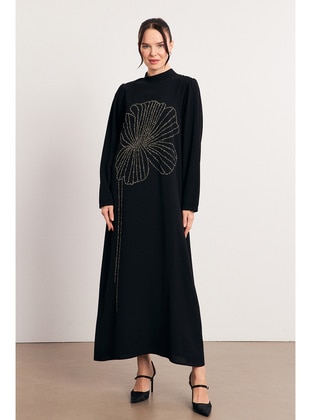 Black - Modest Evening Dress - Vavinor