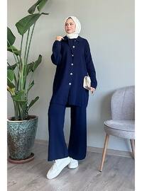 Navy Blue - Knit Suits