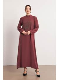 Dusty Rose - Modest Evening Dress