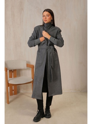 Anthracite - Coat - Melike Tatar