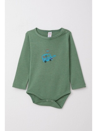 Green - 100gr - Baby Bodysuits - Breeze Girls&Boys