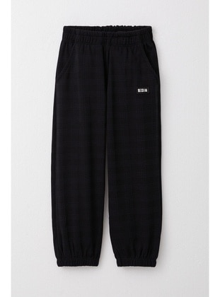 Black - 350gr - Boys` Sweatpants - Breeze Girls&Boys