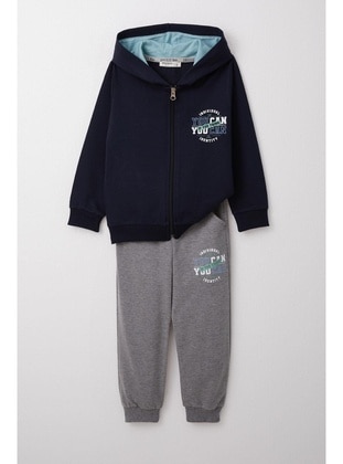 Navy Blue - 600gr - Boys` Suit - Breeze Girls&Boys