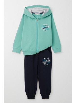 Sea Green - 600gr - Boys` Suit - Breeze Girls&Boys