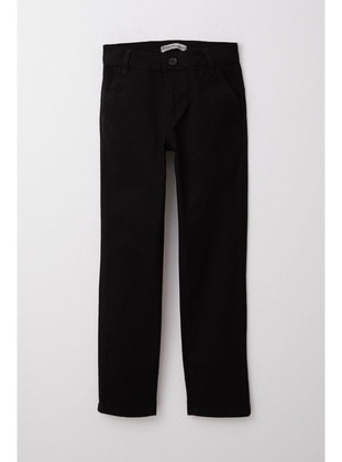 Black - 400gr - Boys` Pants - Breeze Girls&Boys