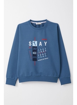 Indigo - 350gr - Boys` Sweatshirt - Breeze Girls&Boys