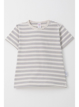 Ecru - 150gr - Boys` T-Shirt - Breeze Girls&Boys