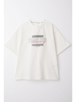 Ecru - 150gr - Boys` T-Shirt - Breeze Girls&Boys