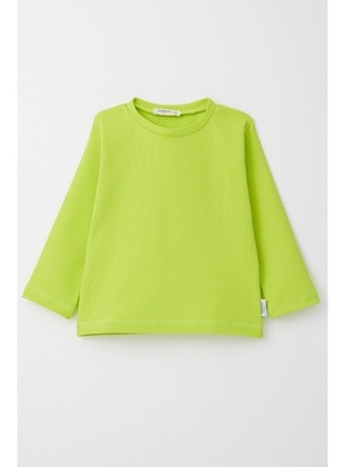 Light Green - 200gr - Boys` Tops - Breeze Girls&Boys