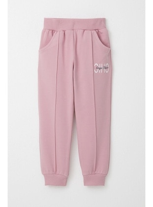 Dusty Rose - 350gr - Girls` Sweatpants - Breeze Girls&Boys