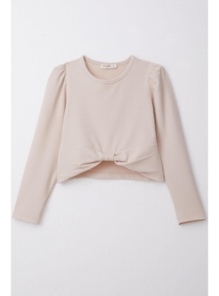 Beige - 250gr - Girls` Tops - Breeze Girls&Boys