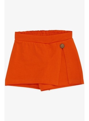 Orange - 100gr - Girls` Shorts - Breeze Girls&Boys