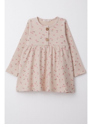 Beige - 150gr - Baby Dress - Breeze Girls&Boys