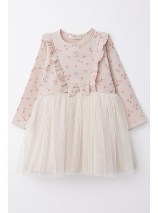 Beige - 150gr - Baby Dress - Breeze Girls&Boys