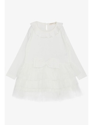 White - 150gr - Baby Dress - Breeze Girls&Boys