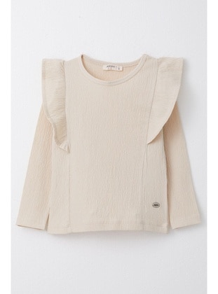 Beige - 250gr - Girls` Tops - Breeze Girls&Boys