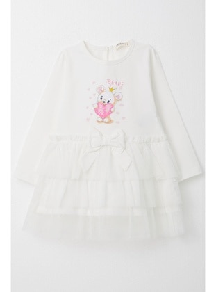 Ecru - 150gr - Baby Dress - Breeze Girls&Boys