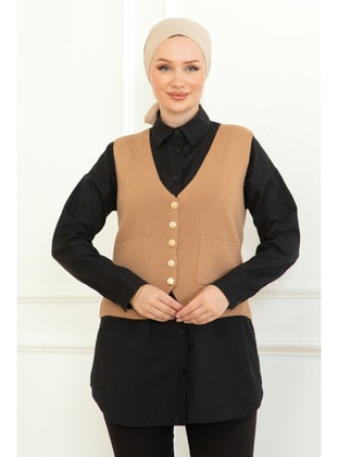 Mink - Knit Vest - Maymara