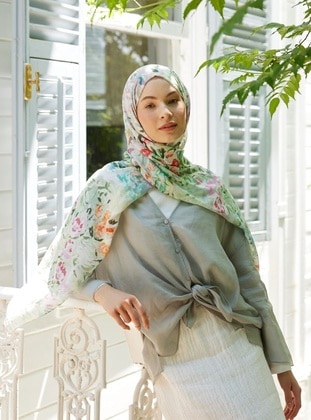 Soft Green - Shawl - FRESHSCARFS