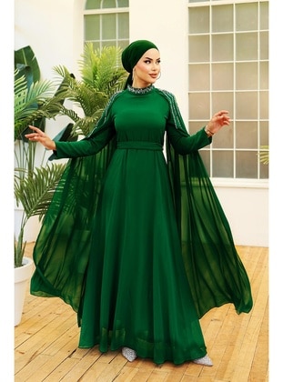 Emerald - Modest Evening Dress - Hakimoda