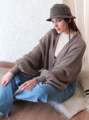 Mink - Knit Cardigan - Ceylan Otantik