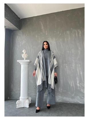 Grey - Knit Suits - Maymara