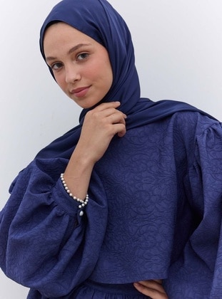 Navy Blue - Shawl - FRESHSCARFS