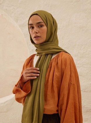 Khaki - Shawl - FRESHSCARFS