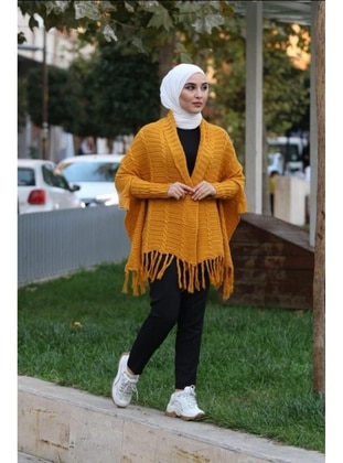 Mustard - Knit Cardigan - Maymara