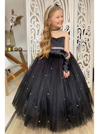 Black - Girls` Evening Dress