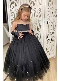 Black - Girls` Evening Dress