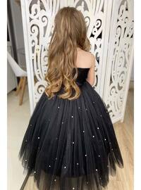 Black - Girls` Evening Dress