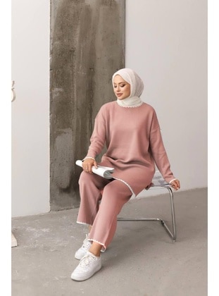 Powder Pink - Knit Suits - Maymara