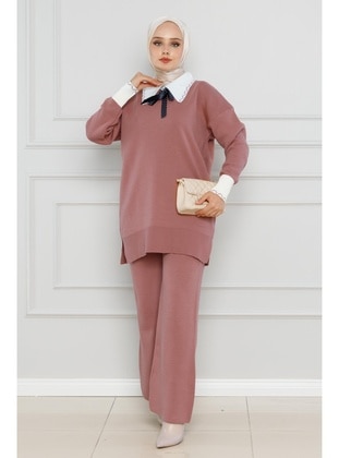 Dusty Rose - Knit Suits - Sevitli