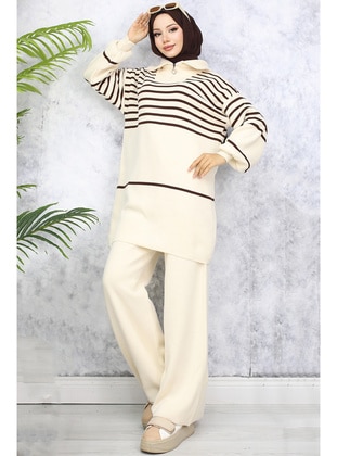 Beige - Knit Suits - Benguen