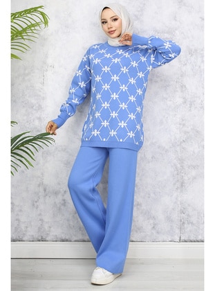 Blue - Knit Suits - Benguen