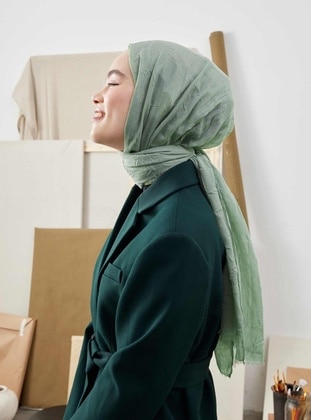 Light Green - Shawl - FRESHSCARFS