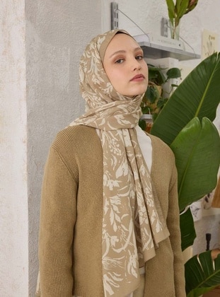 Beige - Shawl - FRESHSCARFS