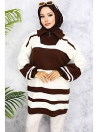 Brown - Knit Tunics