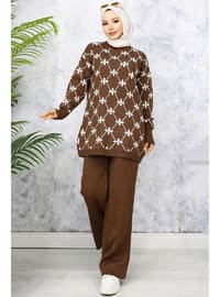 Brown - Knit Suits