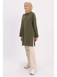 Green - Cuban Collar - Tunic