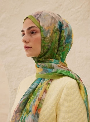 Multi Color - Shawl - FRESHSCARFS