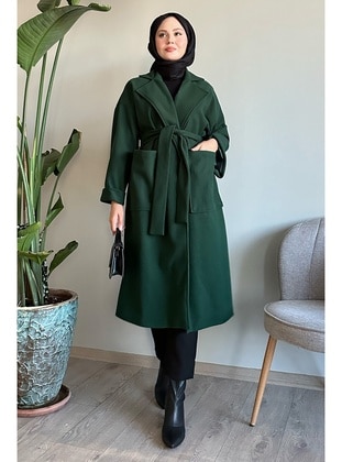 Petrol - Coat - InStyle