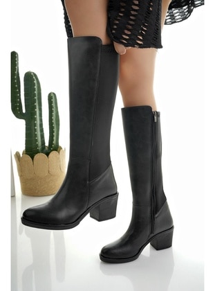 Black - Boot - Boots - Muggo